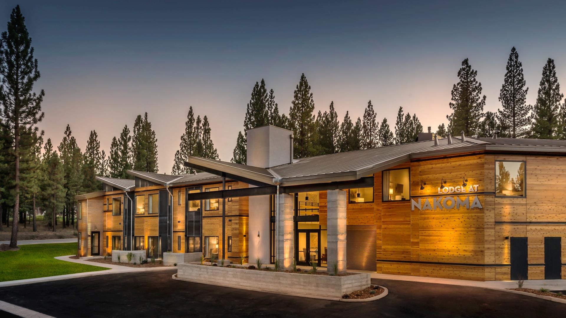 681 Clouds Rest Portola, CA 96122 - Photo 12 of 15 a view of a building with a swimming pool