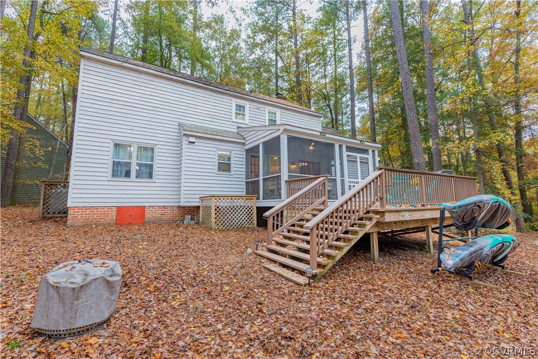 3913 Pebble Creek Road Midlothian, VA 23112 - Photo 40 of 41 a backyard of a house with outdoor seating