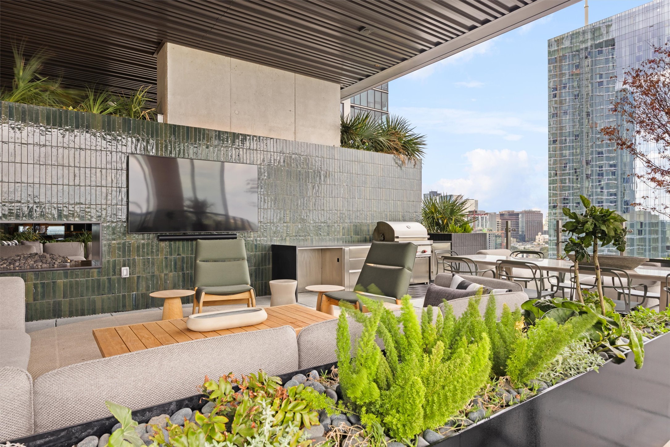 610 Davis Street, Unit 2909 Austin, TX 78701 - Photo 13 of 32 a view of a swimming pool with outdoor seating