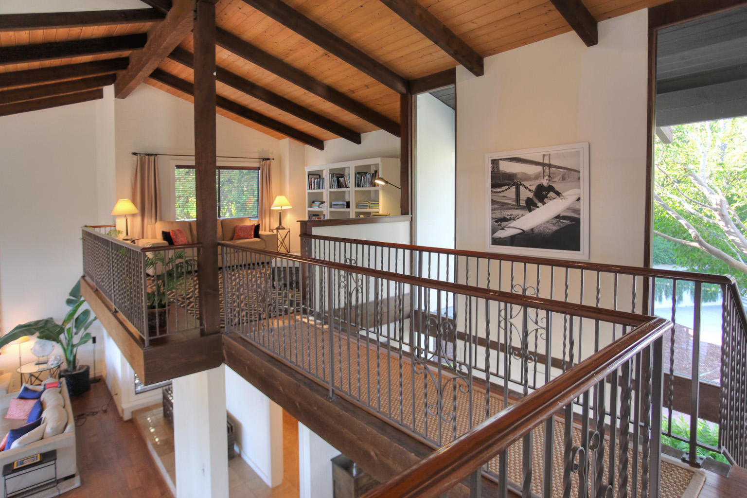 393 Las Alturas Road Santa Barbara, CA 93103 - Photo 6 of 17 a view of entryway with wooden floor