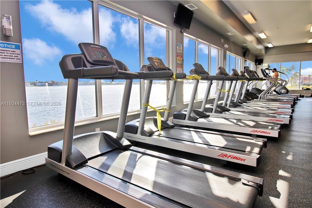 18900 Southwest 29th Street Miramar, FL 33029 - Photo 33 of 40 a view of gym equipment with a large window