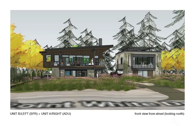 a black and white photo of a house