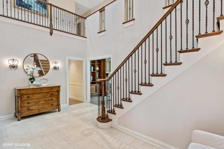 340 Old Farm Road Northfield, IL 60093 - Photo 7 of 50 a view of front door with stairs
