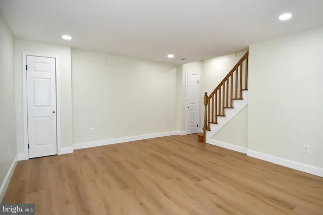 wooden floor in an empty room