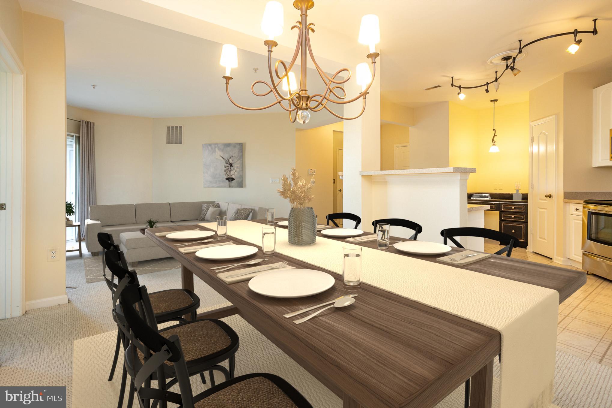 400 Symphony Circle, Unit 350D Cockeysville, MD 21030 - Photo 6 of 24 Dining Room (staged)