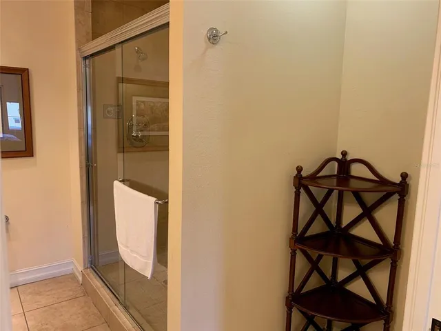 a view of a door and an entryway in a house