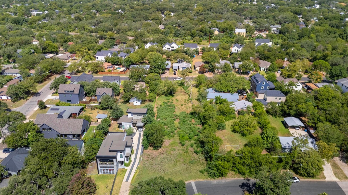 4517 South 3rd Street Austin, TX 78745 - Photo 12 of 12 an aerial view of residential houses with outdoor space and trees