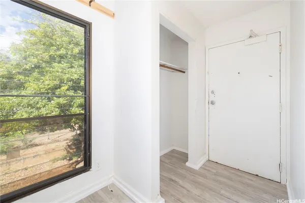 a view of front door