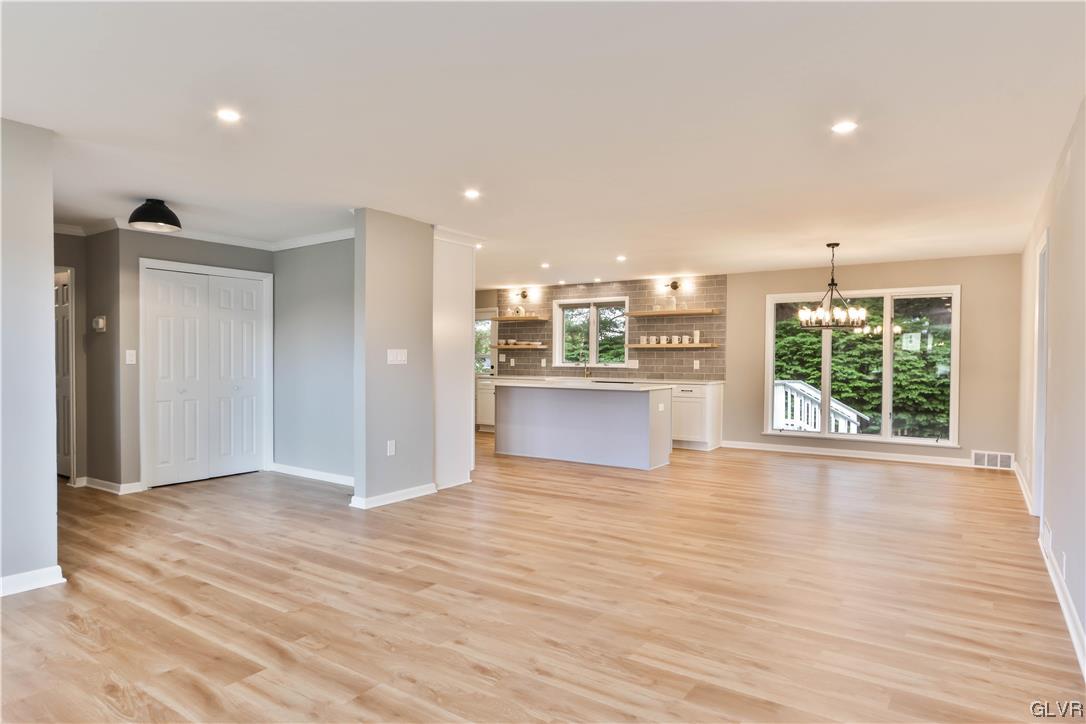 403 Barrett Road Emmaus, PA 18049 - Photo 4 of 44 a view of a kitchen with wooden floor and a window