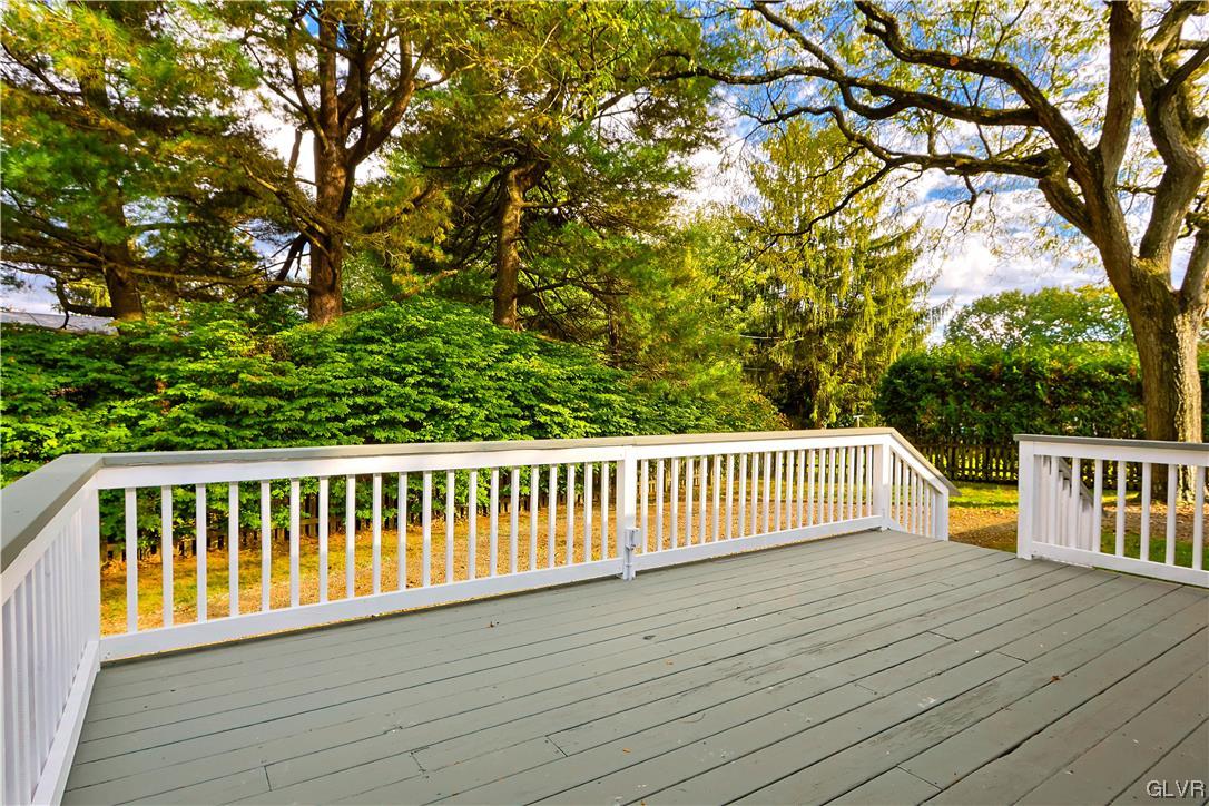 403 Barrett Road Emmaus, PA 18049 - Photo 42 of 44 a view of balcony with wooden floor and fence
