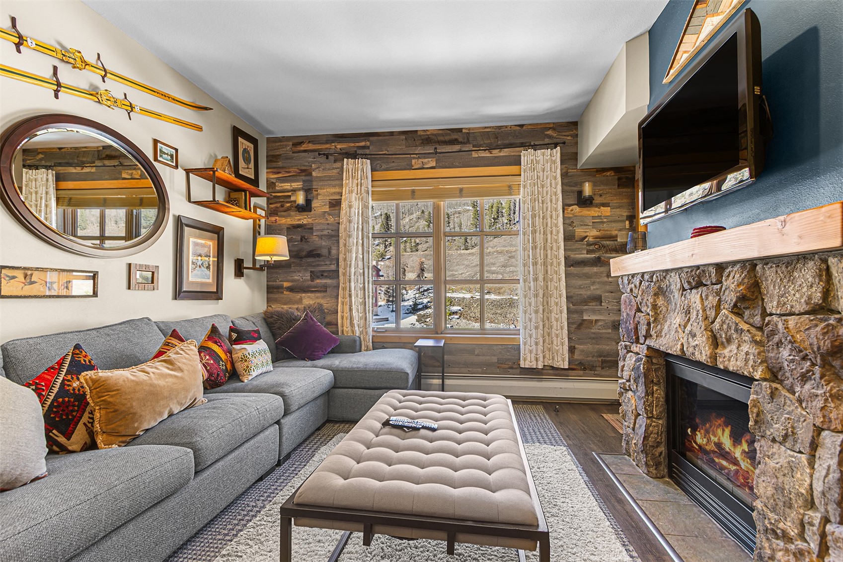 910 Copper Road, Unit 521 Copper Mountain, CO 80443 - Photo 2 of 23 Cozy up to the gas fireplace