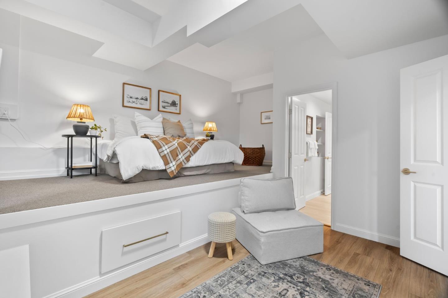 115 Stanley Avenue Pacifica, CA 94044 - Photo 37 of 61 a living room with furniture and wooden floor