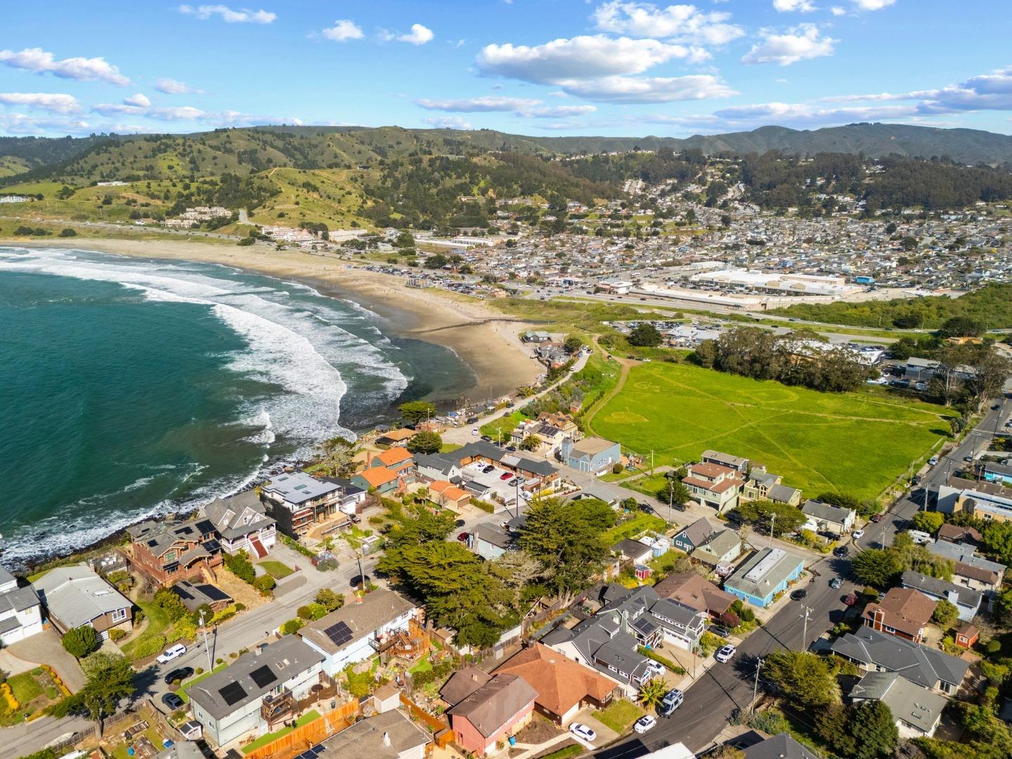 115 Stanley Avenue Pacifica, CA 94044 - Photo 44 of 61 a view of an ocean and mountain