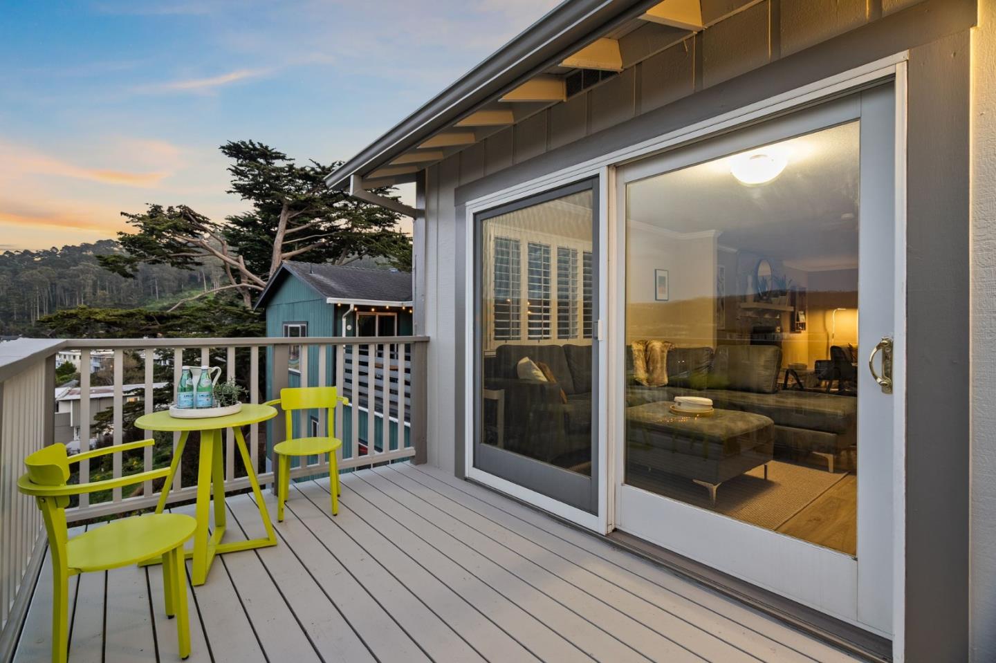 115 Stanley Avenue Pacifica, CA 94044 - Photo 53 of 61 a balcony with wooden floor