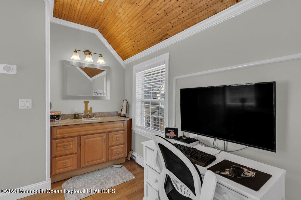 800 Wall Road Spring Lake Heights, NJ 07762 - Photo 26 of 41 a kitchen with stainless steel appliances a stove and a microwave