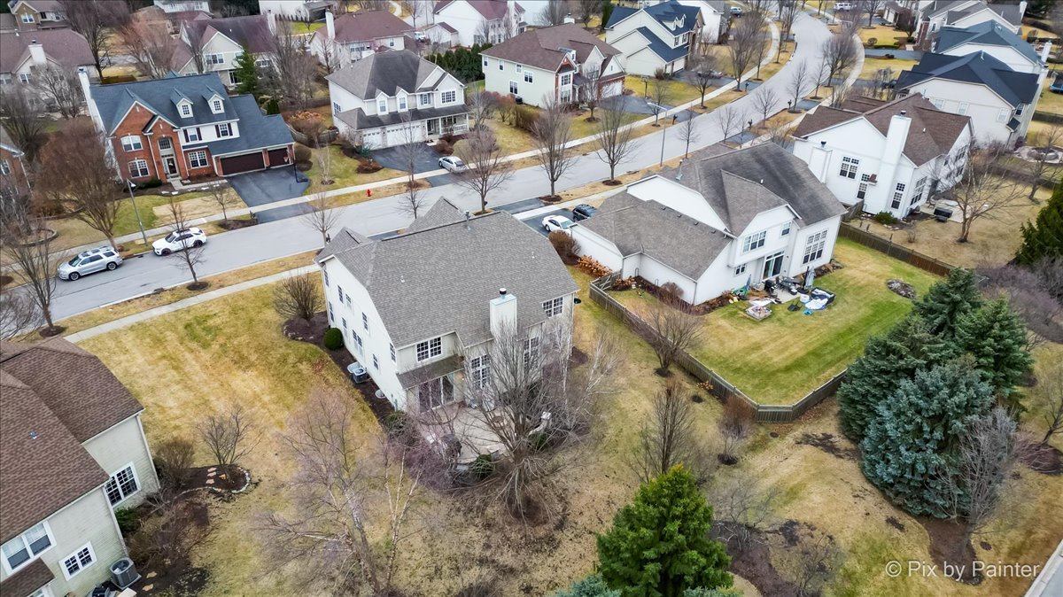 26428 Rustling Birch Way Plainfield, IL 60585 - Photo 43 of 49 an aerial view of residential houses with outdoor space