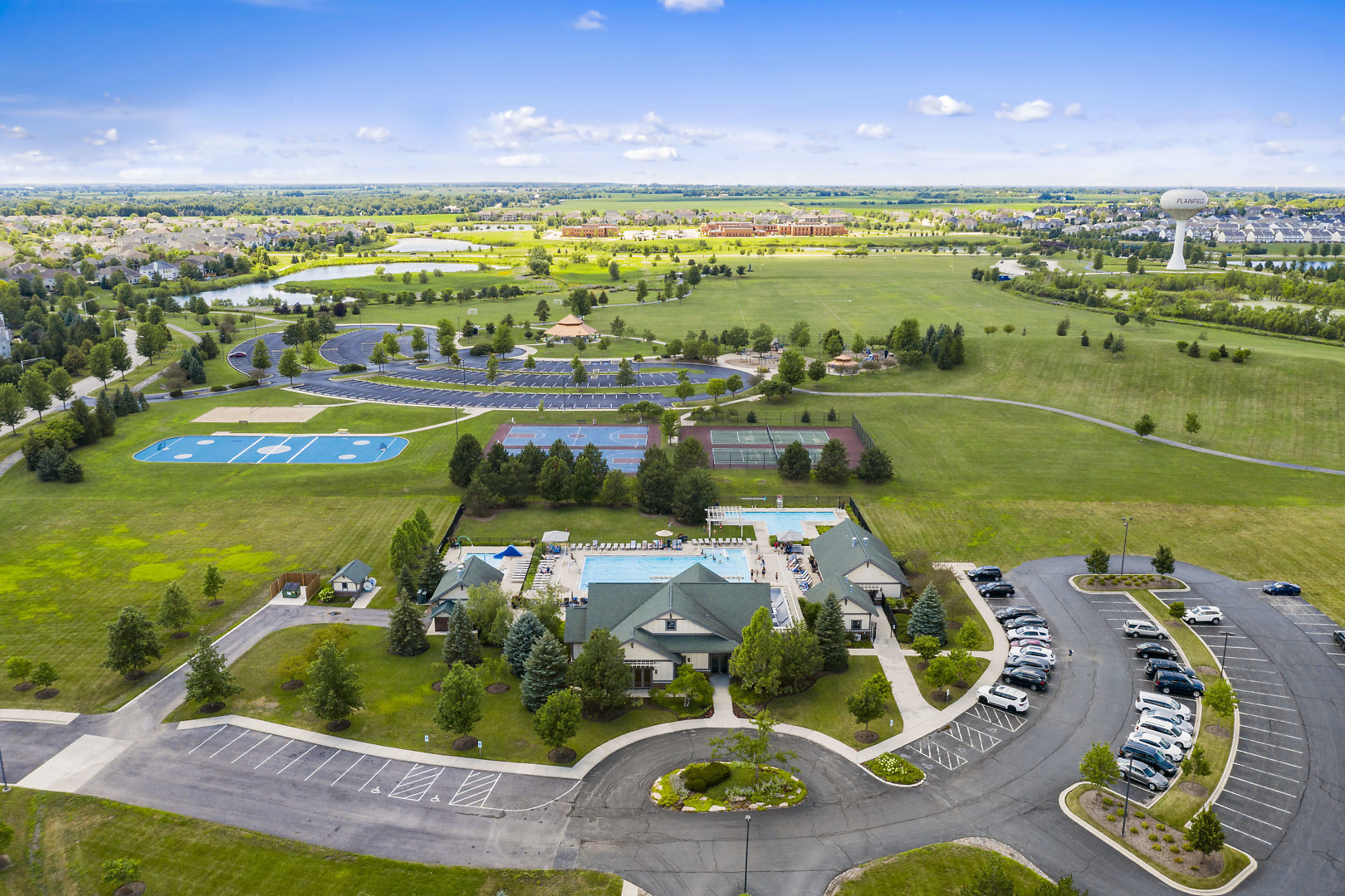 26428 Rustling Birch Way Plainfield, IL 60585 - Photo 46 of 49 a view of an outdoor space pool patio and outdoor seating