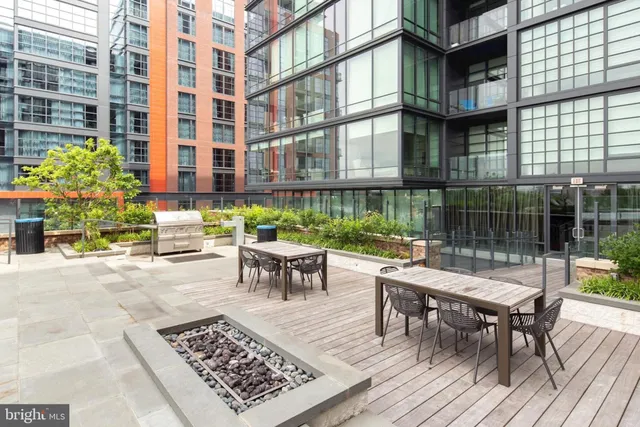 a view of a bike garage