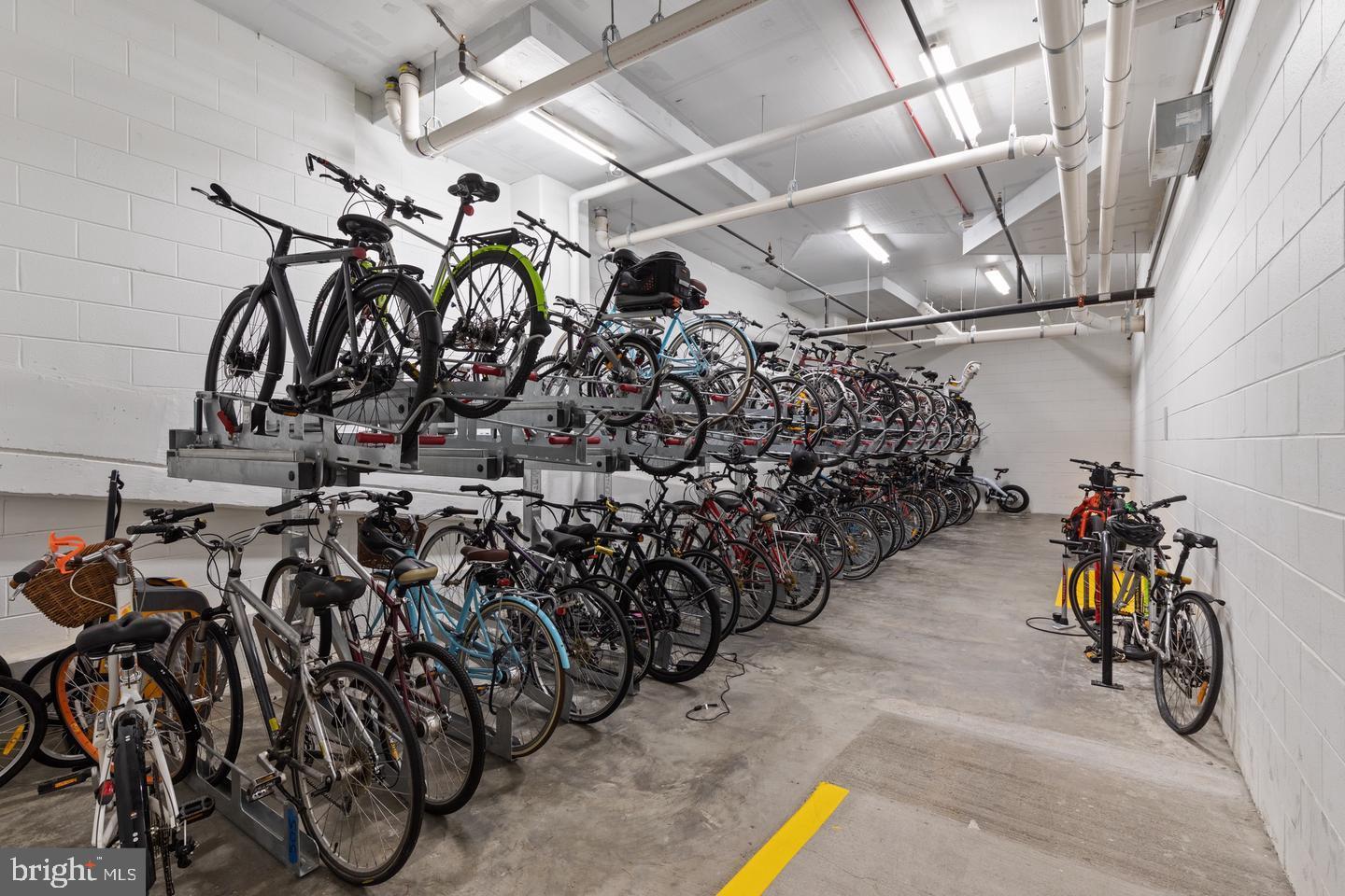 45 Sutton Square Southwest, Unit 607 Washington, DC 20024 - Photo 25 of 28 a view of a bike garage