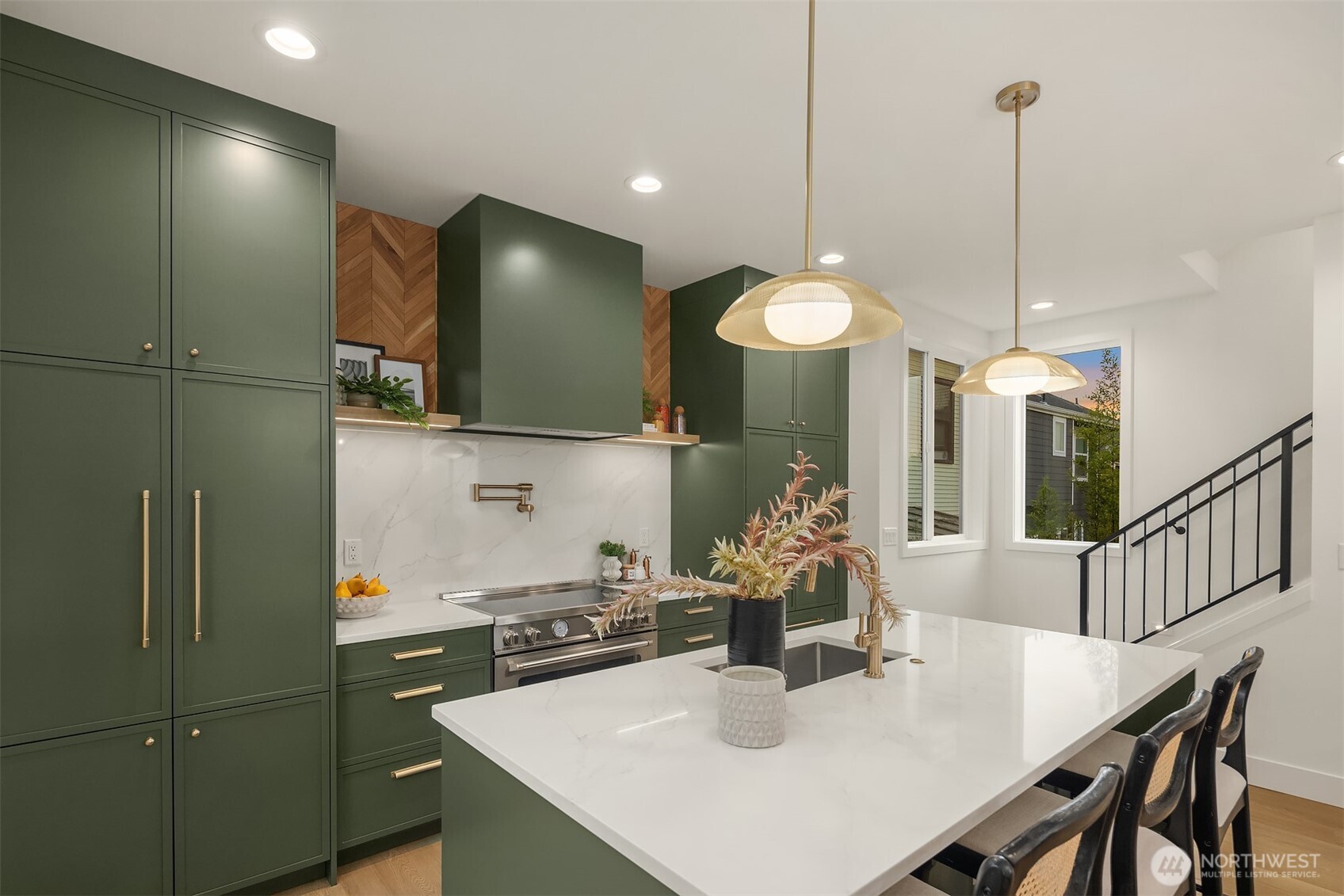 920 34th Avenue, Unit B Seattle, WA 98122 - Photo 9 of 38 a kitchen with sink cabinets and window