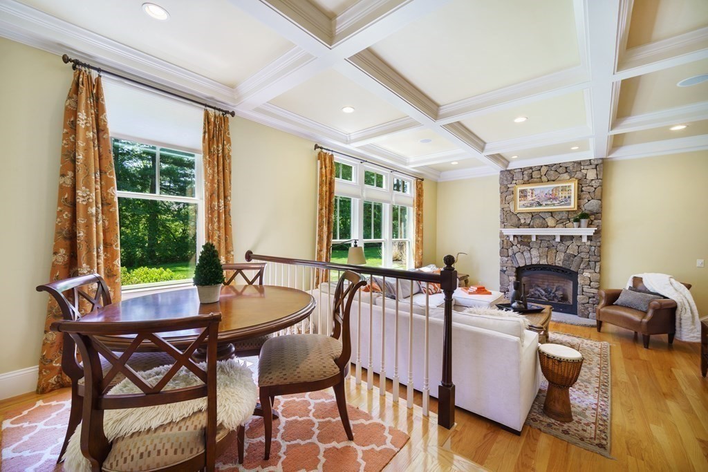 19 Marked Tree Road Sudbury, MA 01776 - Photo 10 of 42 a view of a dining room with furniture window and outside view