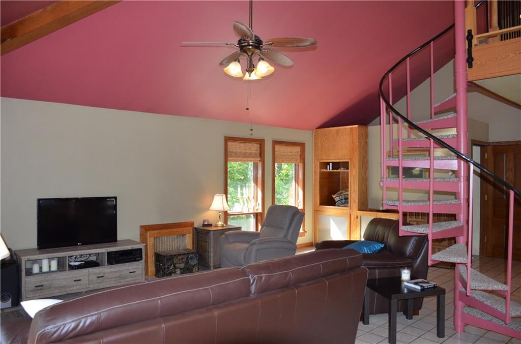 164 Householder Road New Brighton, PA 15066 - Photo 6 of 22 Appreciate vaulted and beamed ceiling of the open living space