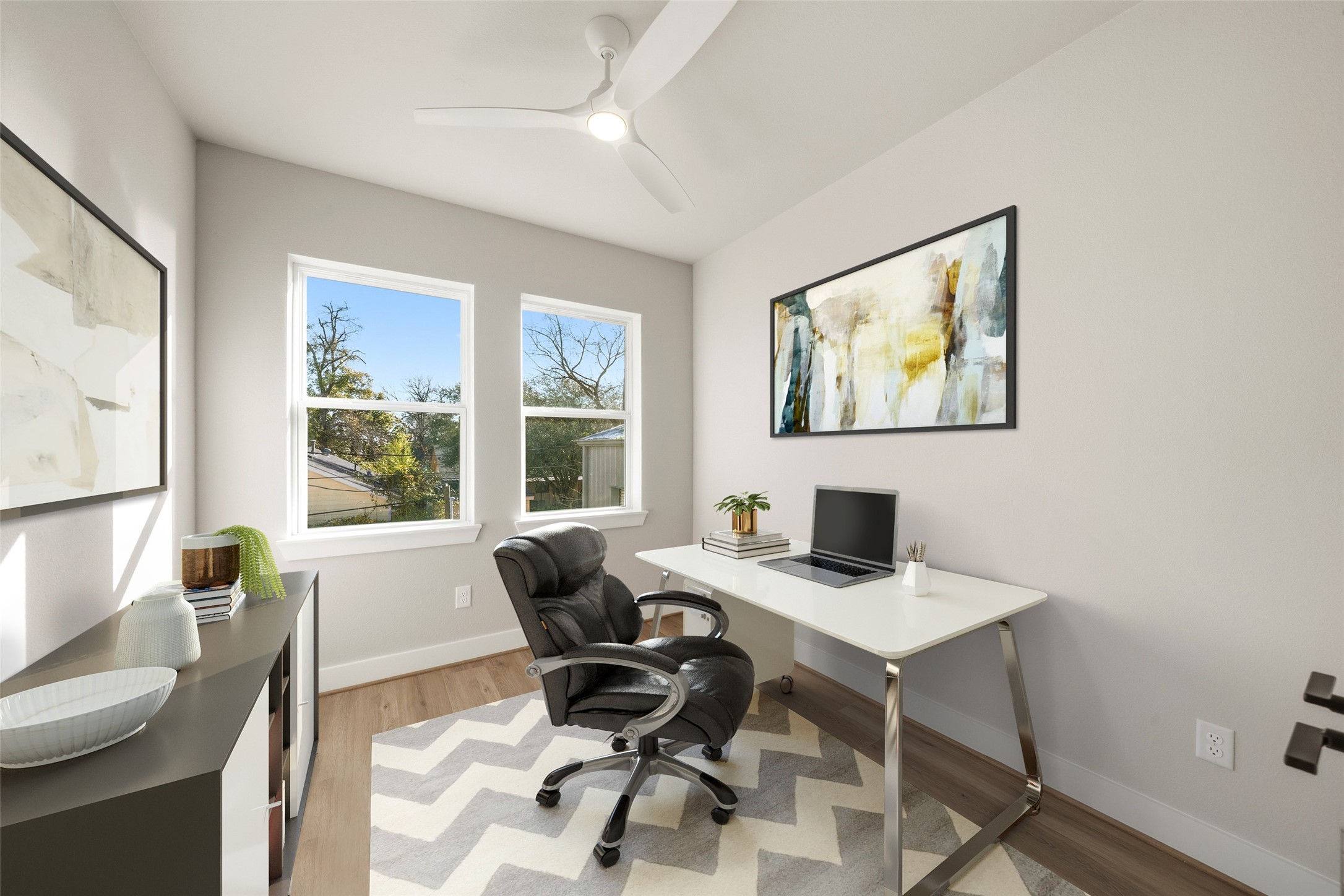 3424 Elser Street Houston, TX 77009 - Photo 19 of 36 a work room with furniture and a window