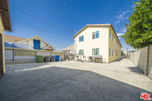 a view of a house with a patio