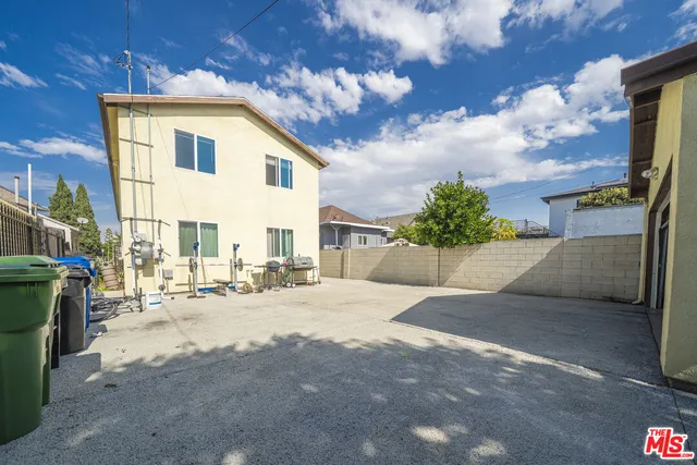 a view of a house with a patio