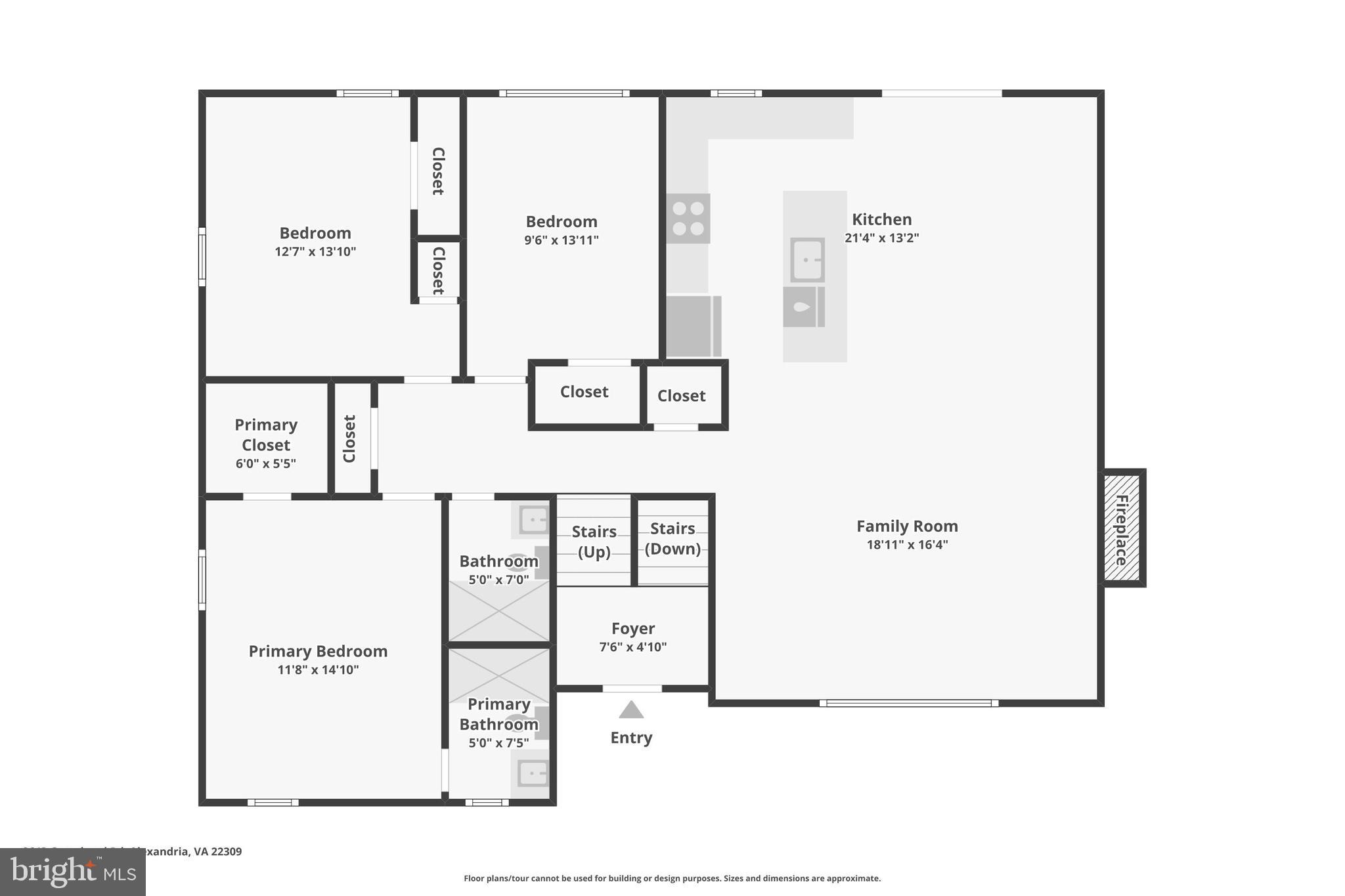 8643 Gateshead Road Alexandria, VA 22309 - Photo 38 of 40 a picture of a floor plan