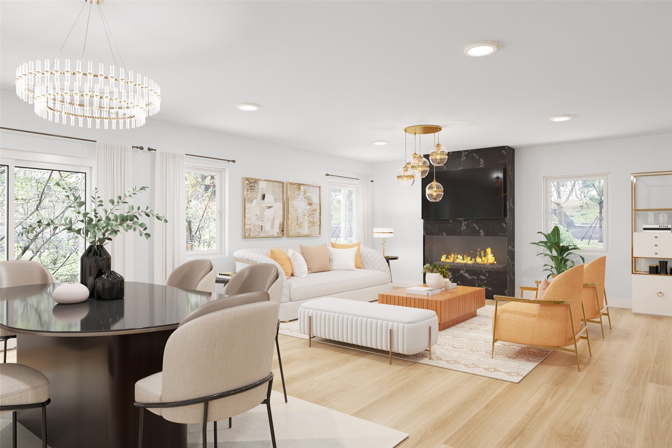 13714 New Shiloh Road Cypress, TX 77429 - Photo 2 of 11 this is a rendering of the living area, also it's virtually furnished