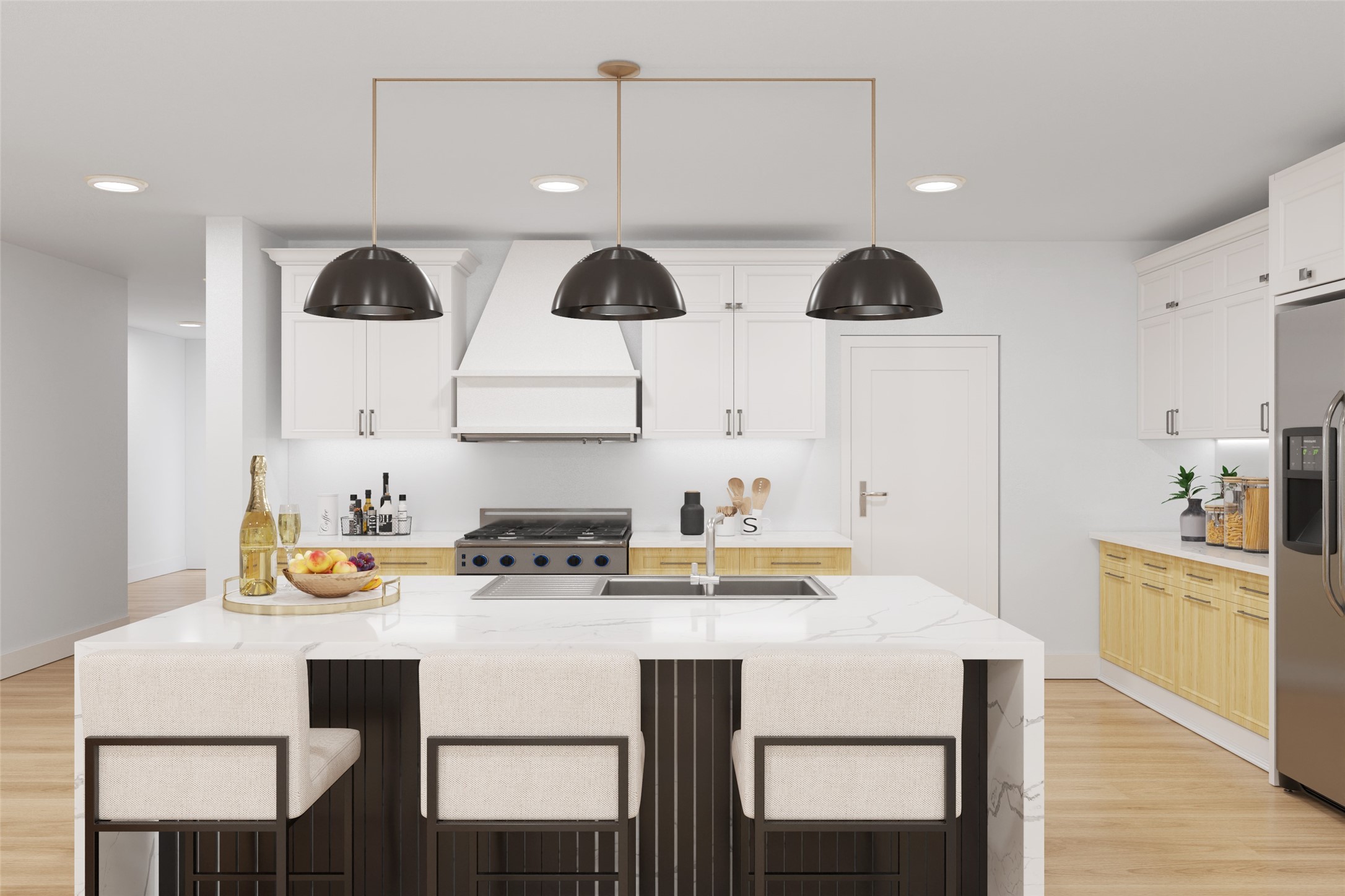 13714 New Shiloh Road Cypress, TX 77429 - Photo 3 of 11 this is a rendering of the kitchen, it's virtually staged