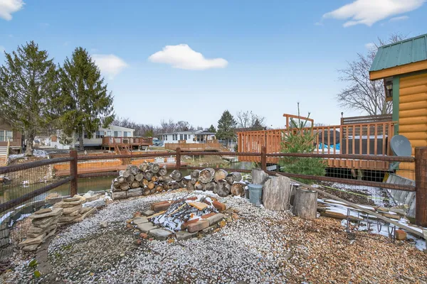 a city view with tall buildings