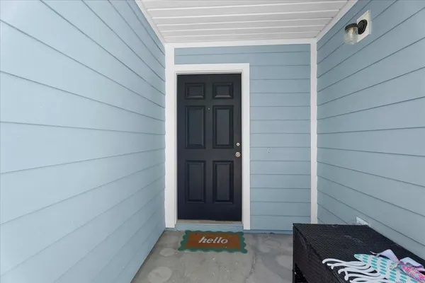 a view of front door