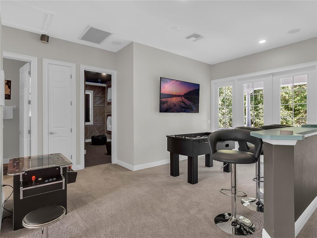 1231 Radiant Street Reunion, FL 34747 - Photo 24 of 26 a living room with furniture and a flat screen tv