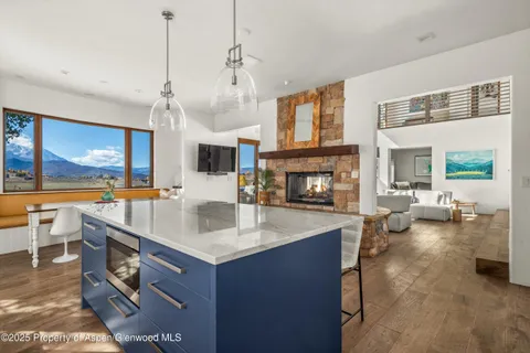 a view of ocean with sunset