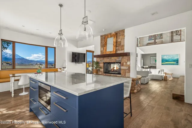 a view of ocean with sunset