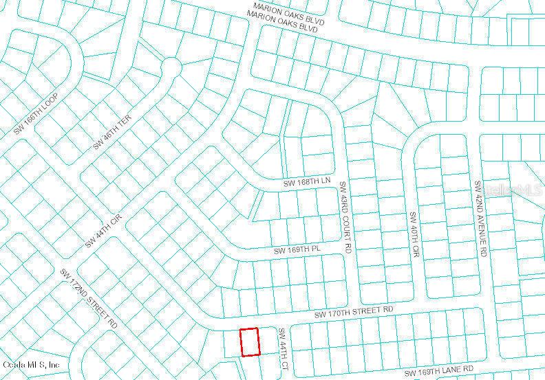 0 Southwest 170th Street Road Ocala, FL 34473 - Photo 1 of 1 170 st rd map