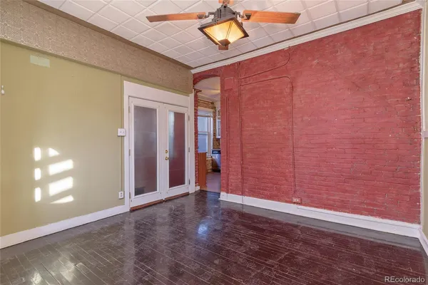 a view of an empty room