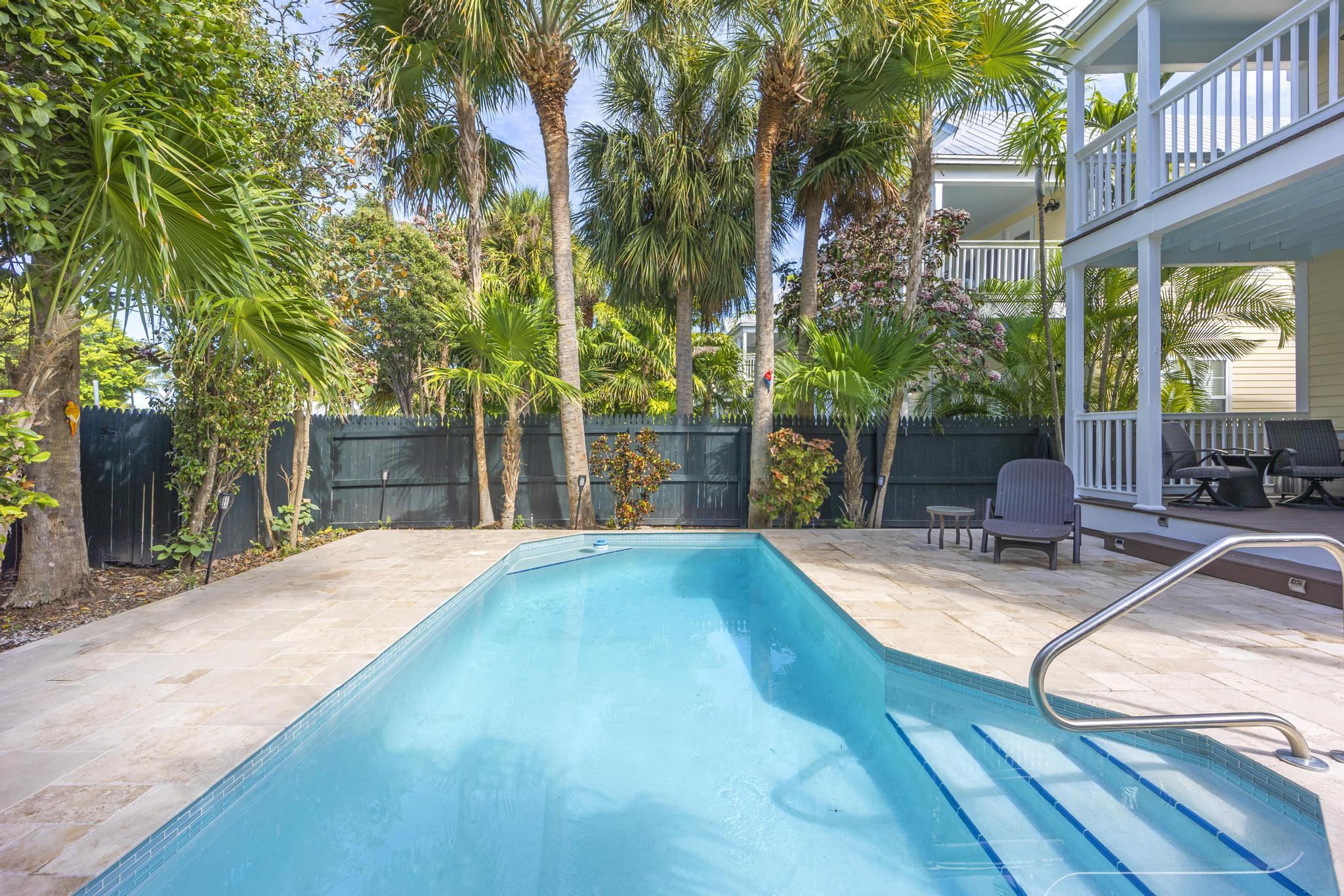 7213 Simran Lane Marathon, FL 33050 - Photo 12 of 40 a view of outdoor space yard deck patio and swimming pool