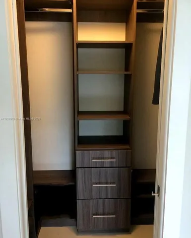 a view of closet