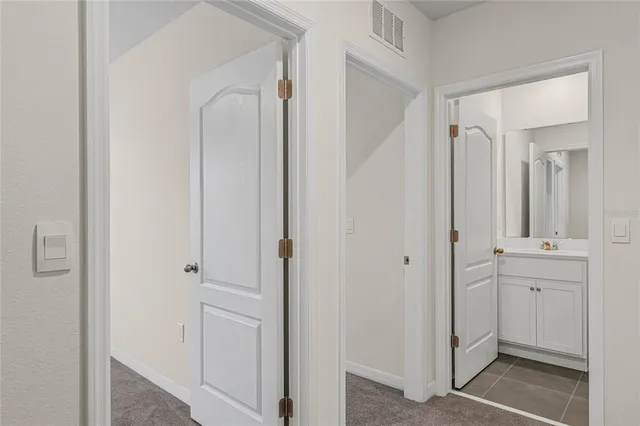 a view of a bathroom with a shower