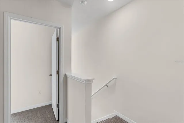 a view of entryway with white walls