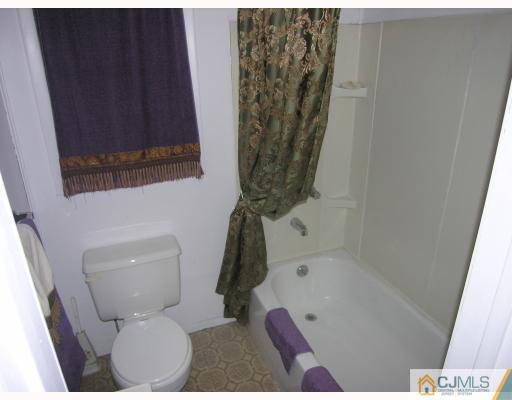 50 Wilcox Road New Brunswick, NJ 08901 - Photo 9 of 10 a bathroom with a toilet and a shower curtain