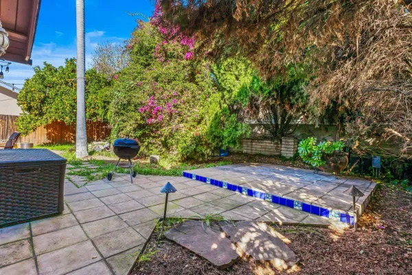 a view of yard with an outdoor space