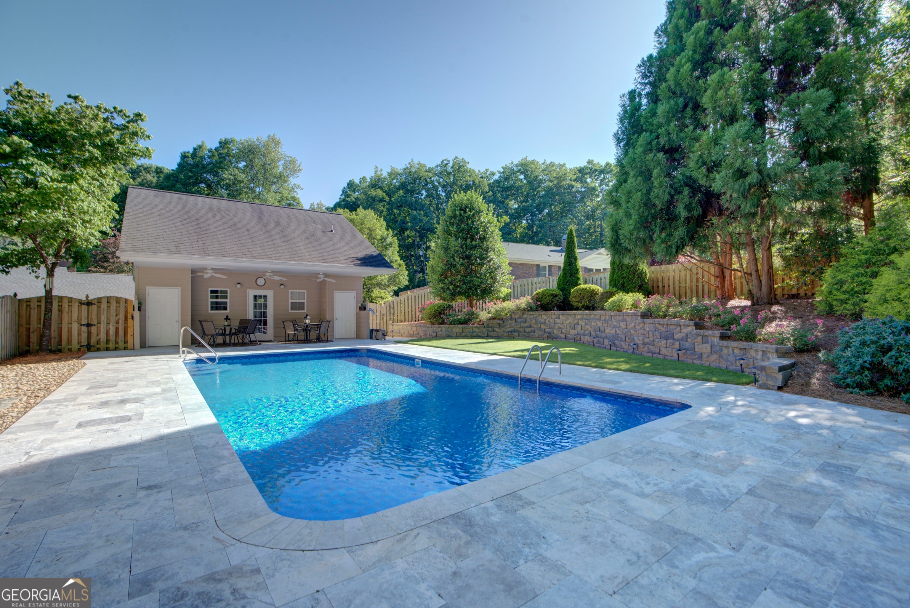204 Green View Road Southwest Rome, GA 30165 - Photo 8 of 62 a view of a house with swimming pool and sitting area