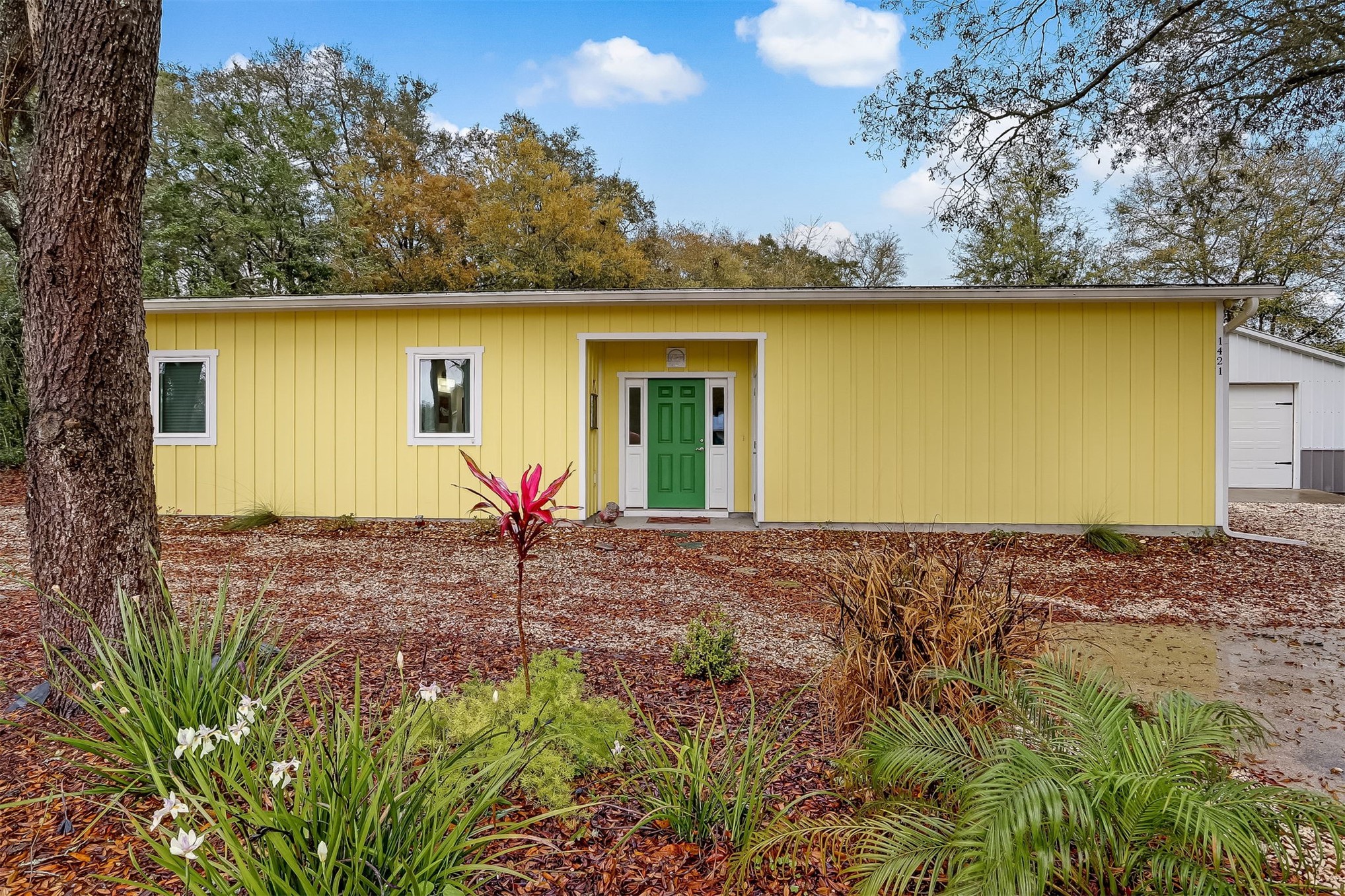 1421 Hickory Street Fernandina Beach, FL 32034 - Photo 1 of 22 a view of a house with backyard and trees