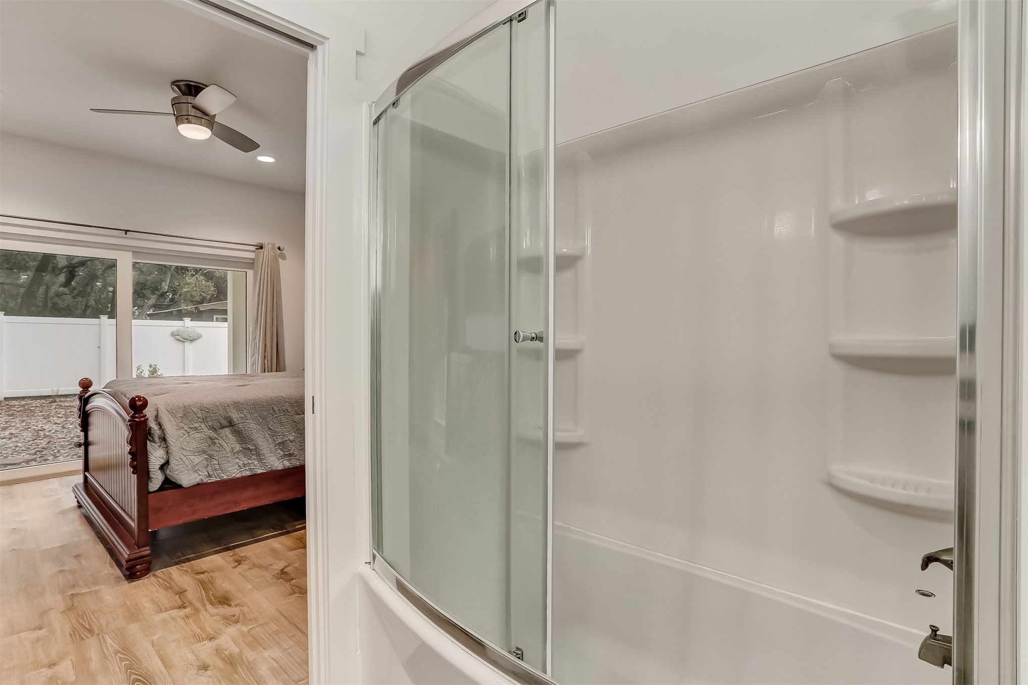 1421 Hickory Street Fernandina Beach, FL 32034 - Photo 12 of 22 a spacious bathroom with a tub shower and window