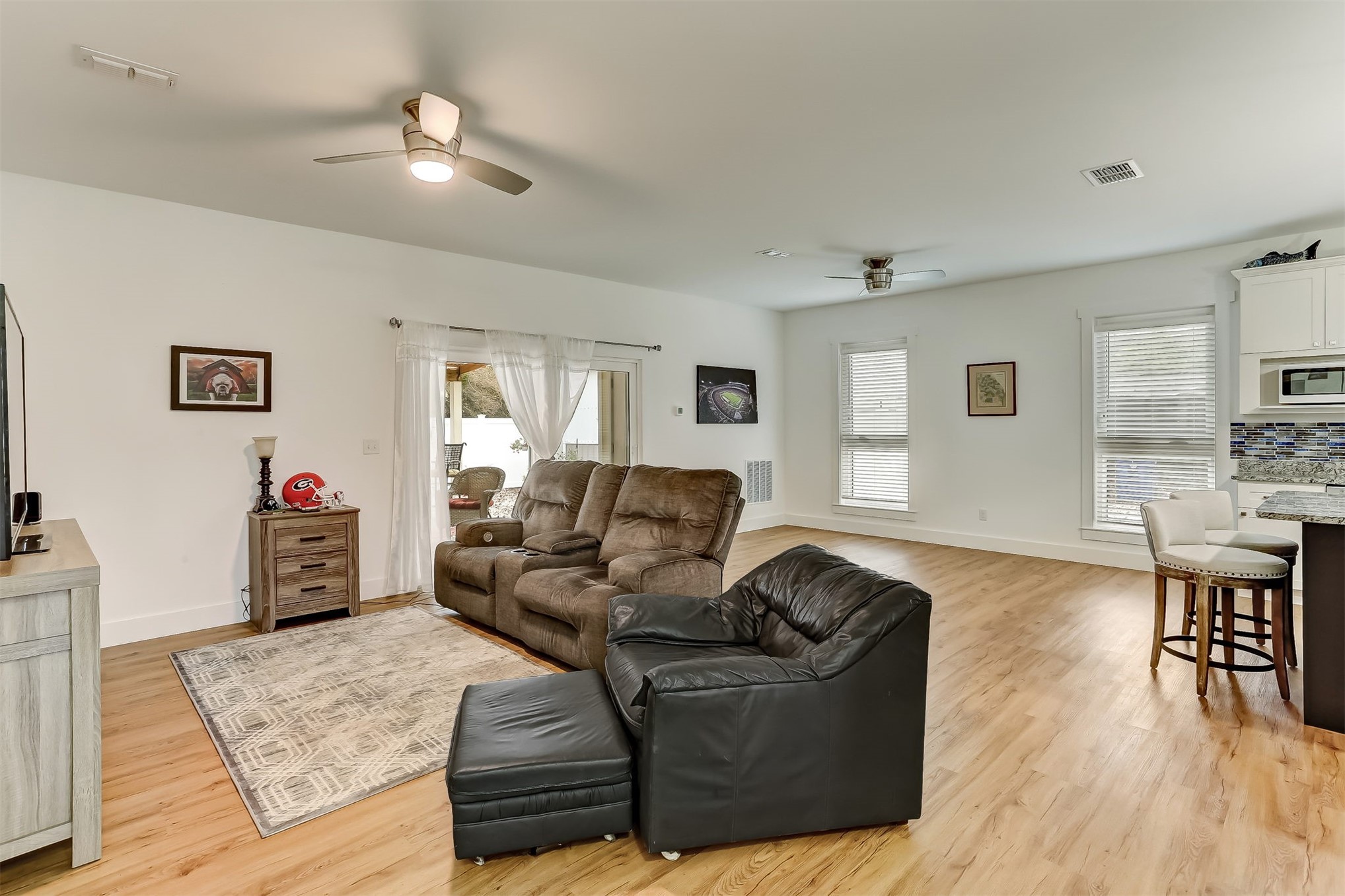 1421 Hickory Street Fernandina Beach, FL 32034 - Photo 2 of 22 a living room with furniture and a wooden floor