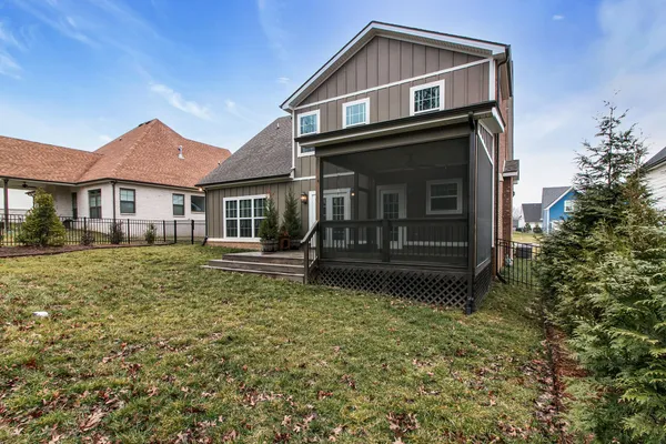 a house view with a garden space